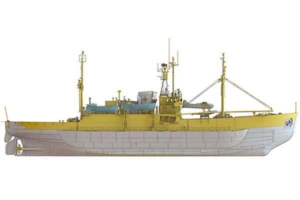 SOYA корабль наблюдения за Антарктидой (Hasegawa HP001) 1/250