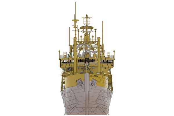 SOYA корабль наблюдения за Антарктидой (Hasegawa HP001) 1/250