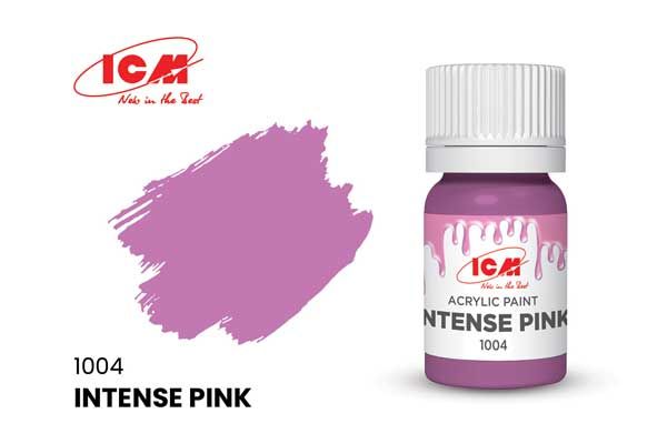 Акриловая краска - Насыщенный розовый (Intense Pink) ICM 1004