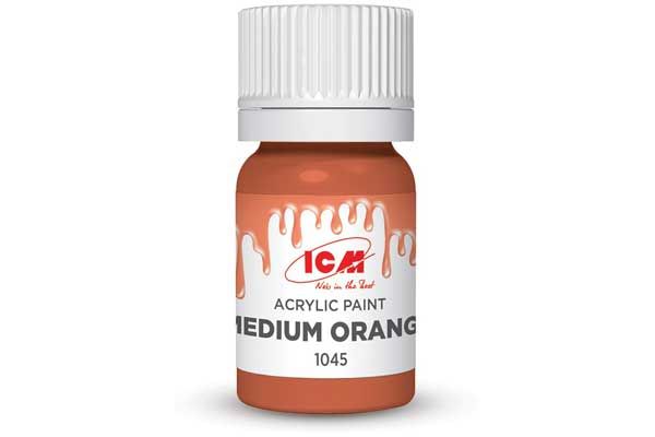 Акриловая краска - Средний оранжевый (Medium orange) ICM 1045 Акриловая краска - Средний оранжевый (Medium orange) ICM 1045