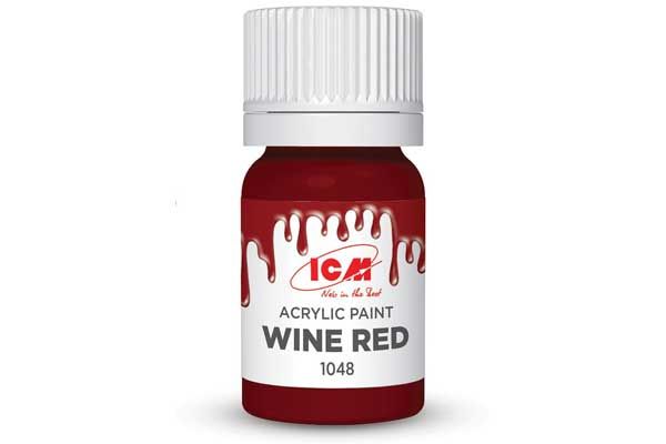 Акриловая краска - Красное вино (Wine red) ICM 1048 Акриловая краска - Красное вино (Wine red) ICM 1048