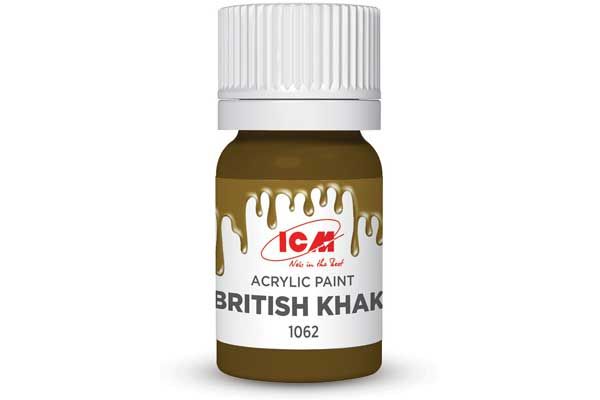 Акрилова фарба - Британський хакі (British Khaki) ICM 1062