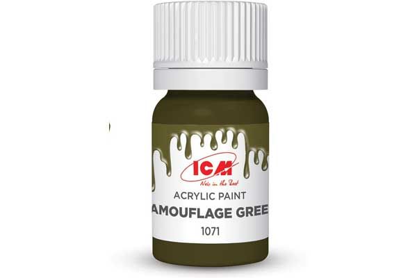 Акрилова фарба - Камуфляж зелений (Camouflage green) ICM 1071