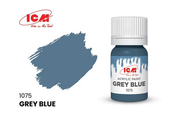 Акриловая краска - Серо-голубой (Grey blue) ICM 1075