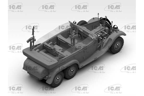 Type G4 з MG 34 та німецьким штабним персоналом (ICM 24024) 1/24