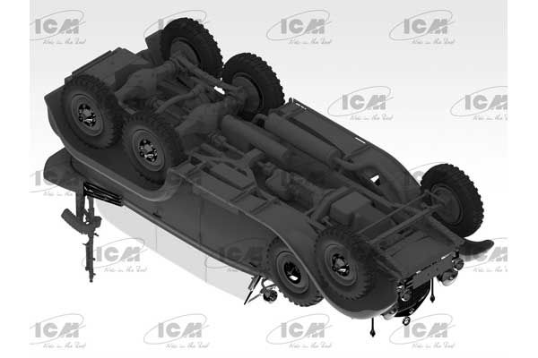 Type G4 з MG 34 та німецьким штабним персоналом (ICM 24024) 1/24