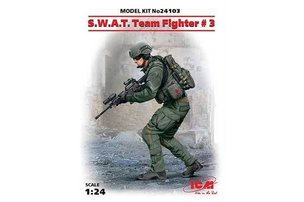Боєць підрозділу S.W.A.T. # 3 (ICM 24103) 1/24