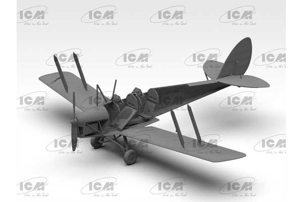 DH. 82A Tiger Moth с бомбами (ICM 32038) 1/32