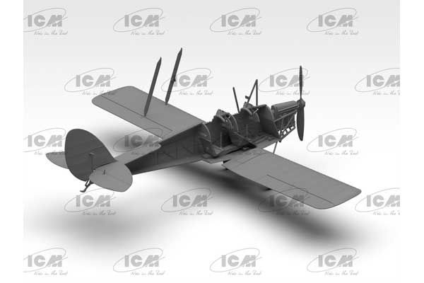 DH. 82A Tiger Moth с бомбами (ICM 32038) 1/32