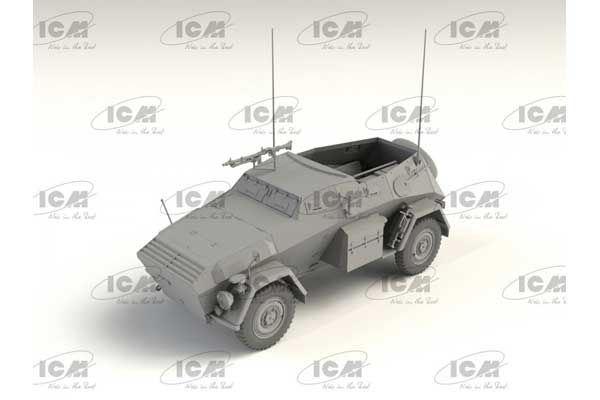 Sd.Kfz. 247 Ausf.B с пулеметом MG 34 (ICM 35112) 1/35