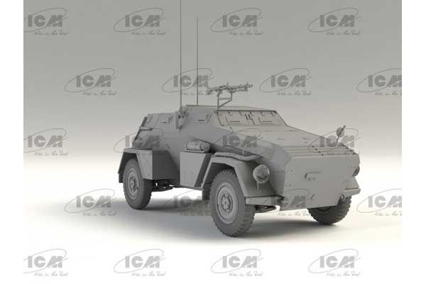 Sd.Kfz. 247 Ausf.B с пулеметом MG 34 (ICM 35112) 1/35