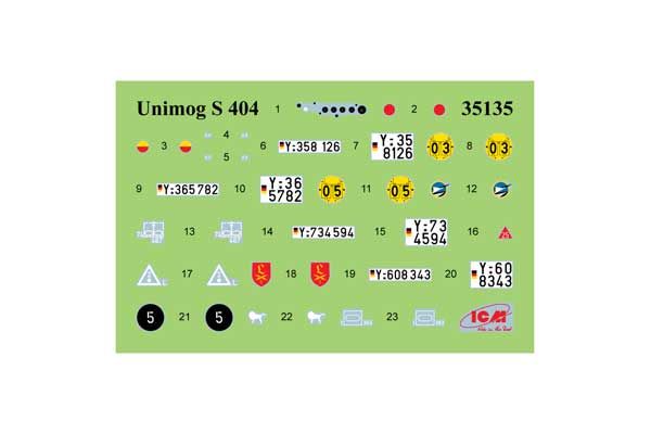 Unimog S 404 (ICM 35135) 1/35