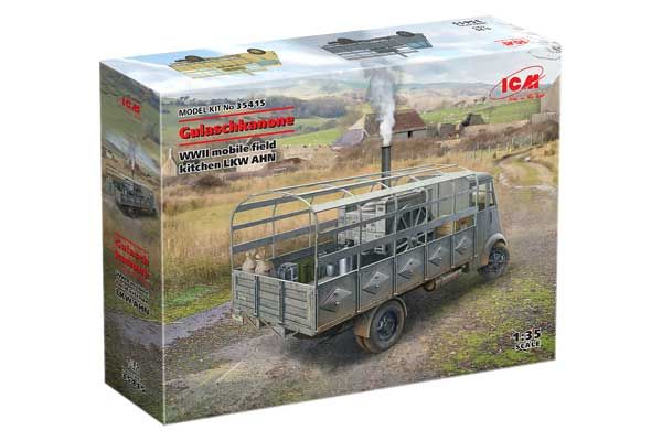 Gulaschkanone Немецкая мобильная полевая кухня 2МВ LKW AHN (ICM 35415) 1/35