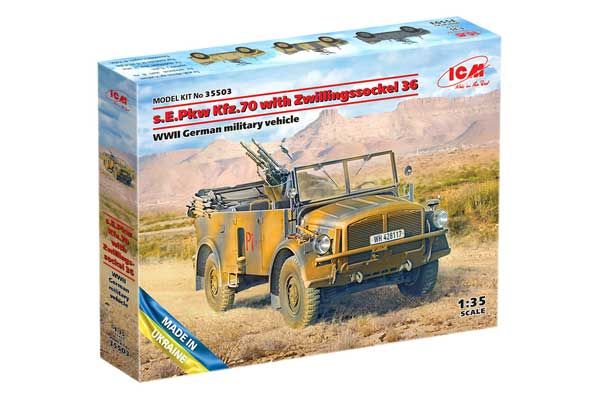 s.E.Pkw Kfz.70 с Zwillingssockel 36 (ICM 35503) 1/35