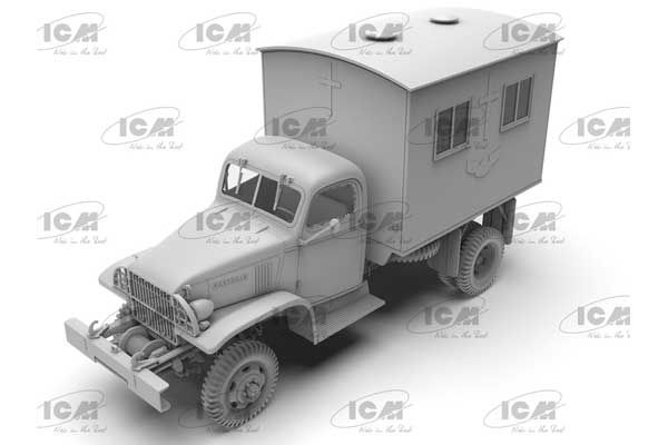 Мобільна каплиця британської армії 2СВ (ICM 35586) 1/35