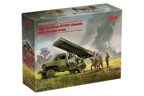 БМ-13-16 на шасі G7107 з радянським екіпажем (ICM 35596) 1/35