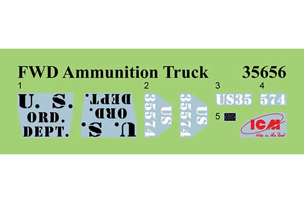 FWD Type B Американський транспортер боєприпасів 1СВ (ICM 35656) 1/35