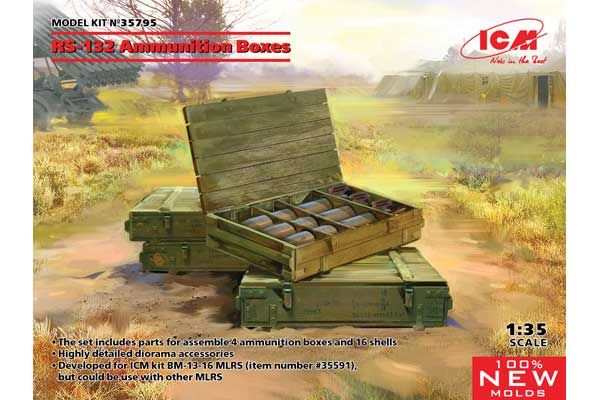 Ящики для боєприпасів RS-132 (ICM 35795) 1/35