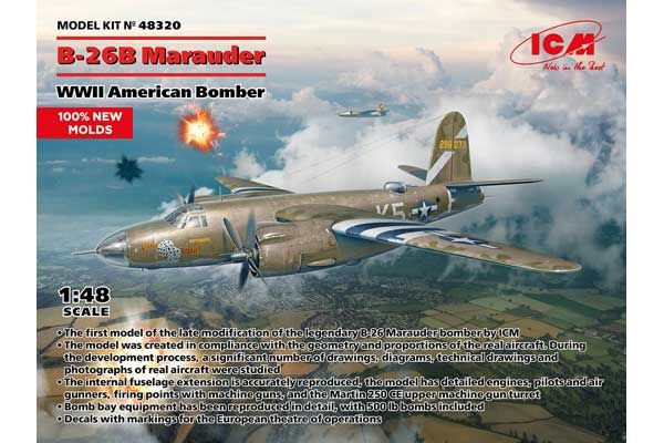 B-26B Marauder (ICM 48320) 1/48 B-26B Marauder (ICM 48320) 1/48
