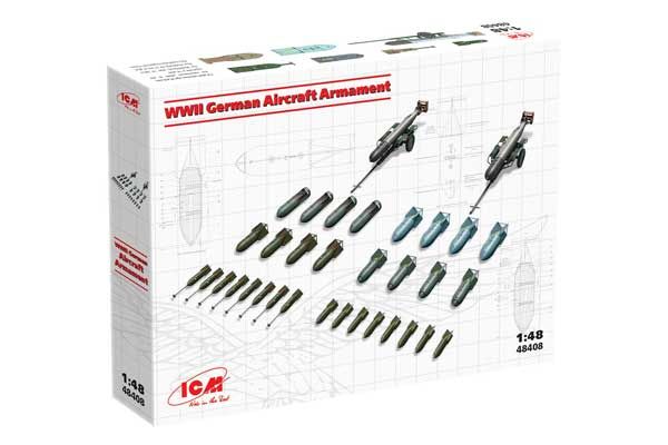 Немецкое авиационное вооружение 2МВ (ICM 48408) 1/48