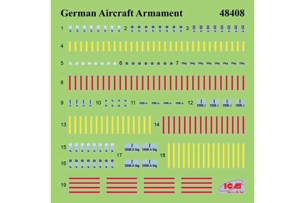 Немецкое авиационное вооружение 2МВ (ICM 48408) 1/48