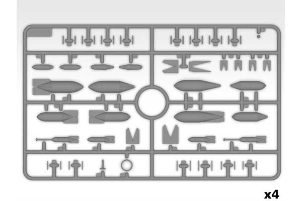 Немецкое авиационное вооружение 2МВ (ICM 48408) 1/48