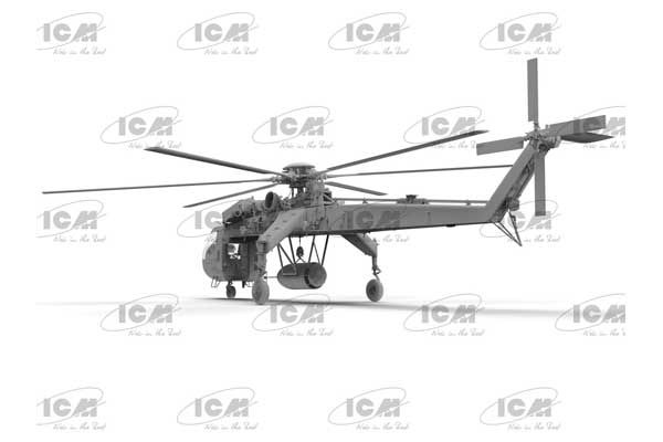 Sikorsky CH-54A Tarhe с бомбой M-121 (ICM 53055) 1/35