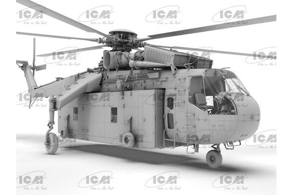 CH-54A Tarhe с универсальным военным контейнером (ICM 53057) 1/35