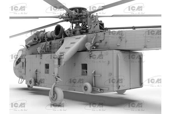 CH-54A Tarhe с универсальным военным контейнером (ICM 53057) 1/35