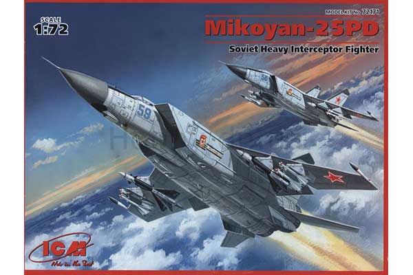 МиГ-25ПД (ICM 72171) 1/72