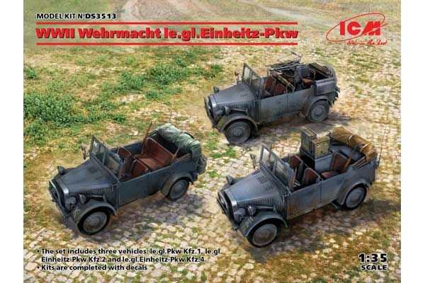 Вермахт Второй Мировой войны le.gl.Teilz-Pkw (ICM DS3513) 1/35 Вермахт Второй Мировой войны le.gl.Teilz-Pkw (ICM DS3513) 1/35