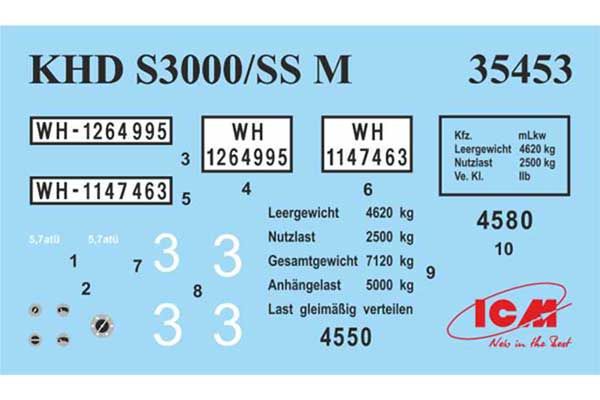 Напівгусеничні вантажівки Вермахту (ICM DS3522) 1/35