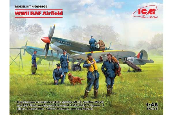 Аеродром ВПС Великобританії Другої світової війни (ICM DS4802) 1/48