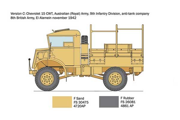 Chevrolet 15 CWT (Italeri 0233) 1/35