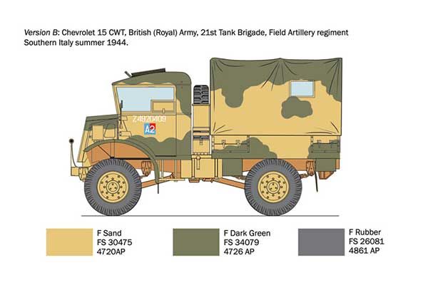 Chevrolet 15 CWT (Italeri 0233) 1/35