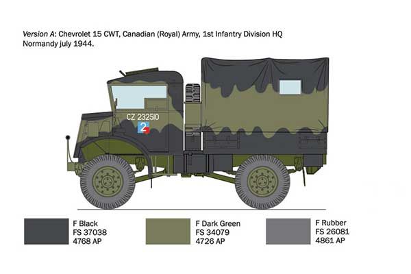 Chevrolet 15 CWT (Italeri 0233) 1/35