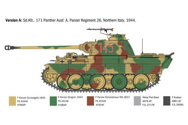 Sd. Kfz. 171 Panther Ausf. A (Italeri 0270) 1/35