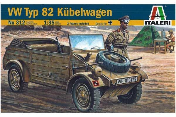 VW Typ 82 Kubelwagen (ITALERI 0312) 1/35