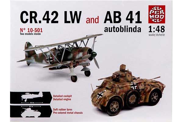 CR.42 LW and AB 41 Autoblinda (Italeri 10-501) 1/48