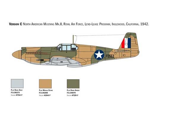 P-51A Mustang (Italeri 1423) 1/72