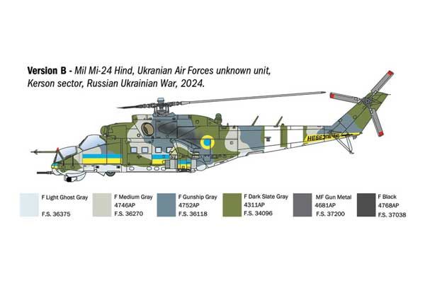 Mil Мі-24/Мі-35 Hind (Italeri 1432) 1/72