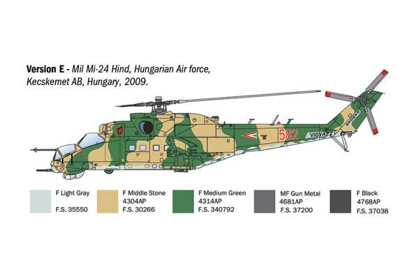 Mil Мі-24/Мі-35 Hind (Italeri 1432) 1/72