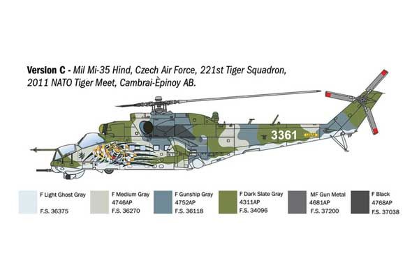 Mil Мі-24/Мі-35 Hind (Italeri 1432) 1/72