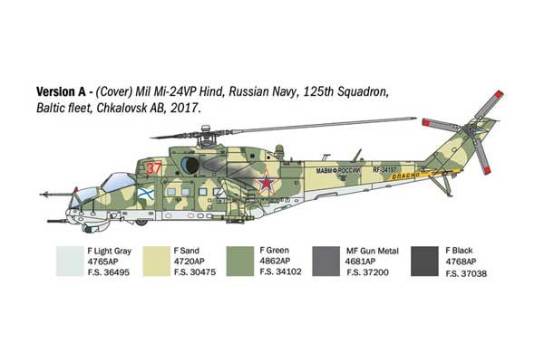 Mil Мі-24/Мі-35 Hind (Italeri 1432) 1/72