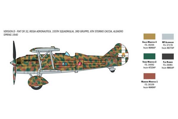 CR.32 Freccia (Italeri 1438) 1/72