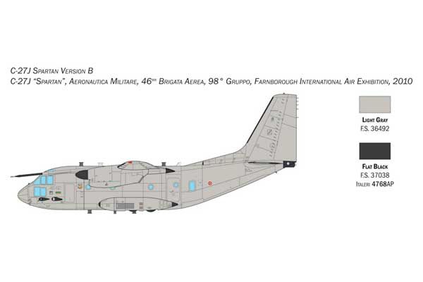 C-27J SPARTAN / G.222 (Italeri 1450) 1/72