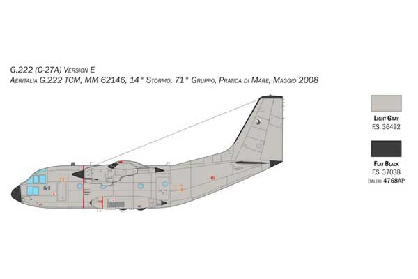 C-27J SPARTAN / G.222 (Italeri 1450) 1/72