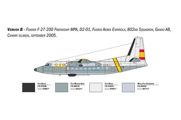 Fokker F-27 Maritime Patrol (Italeri 1455) 1/72