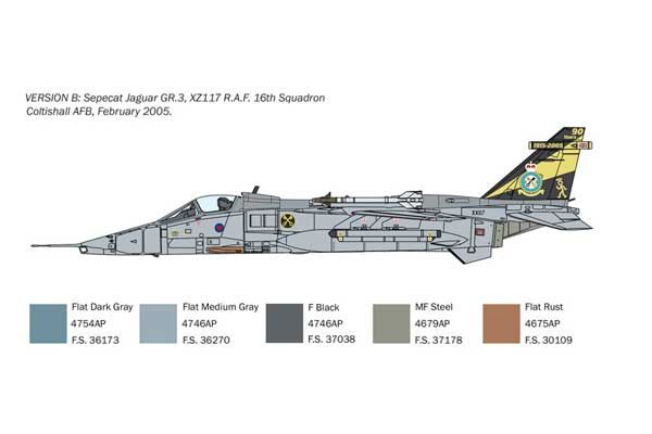 Jaguar GR.1/GR.3 RAF (ITALERI 1459) 1/72