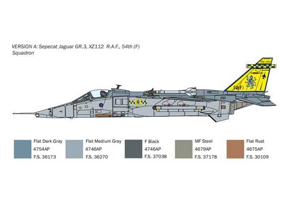 Jaguar GR.1/GR.3 RAF (ITALERI 1459) 1/72